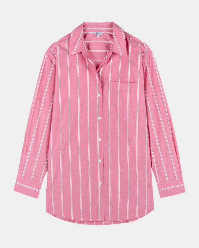 Elsa Striped Button-Front Shirt